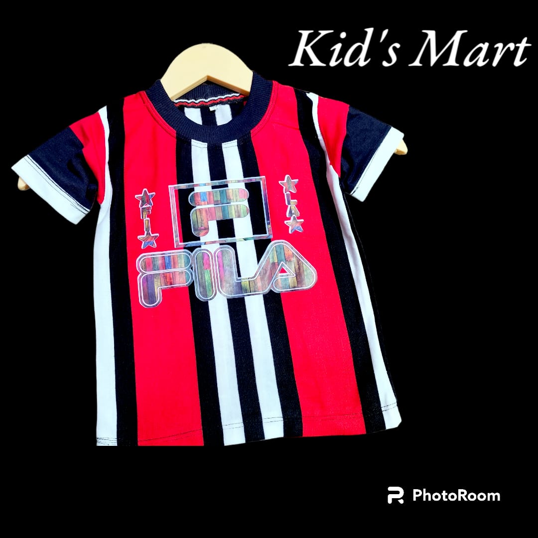 KIDS T SHIRT SAMAR COLLECTION LINEING  STYLE KIDS SHIRTS KIDS CASUAL WEAR