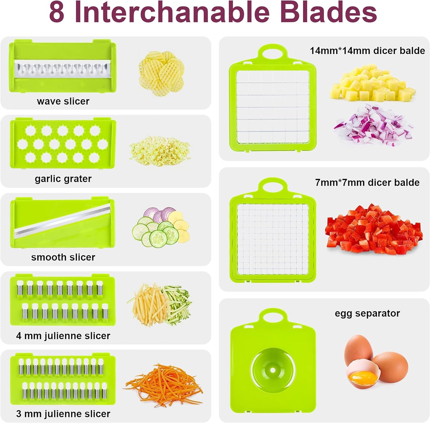 Multifunctional Vegetable Cutter Chopper & Slicer